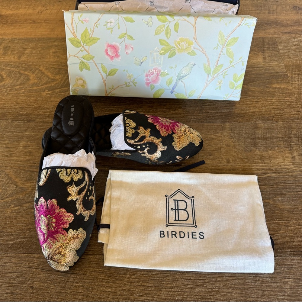 Birdies, The Phoebe, Floral Jacquard, Size 9